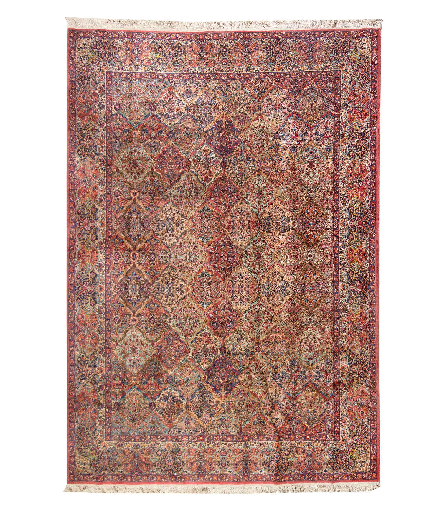A Kirman Style Wool Rug