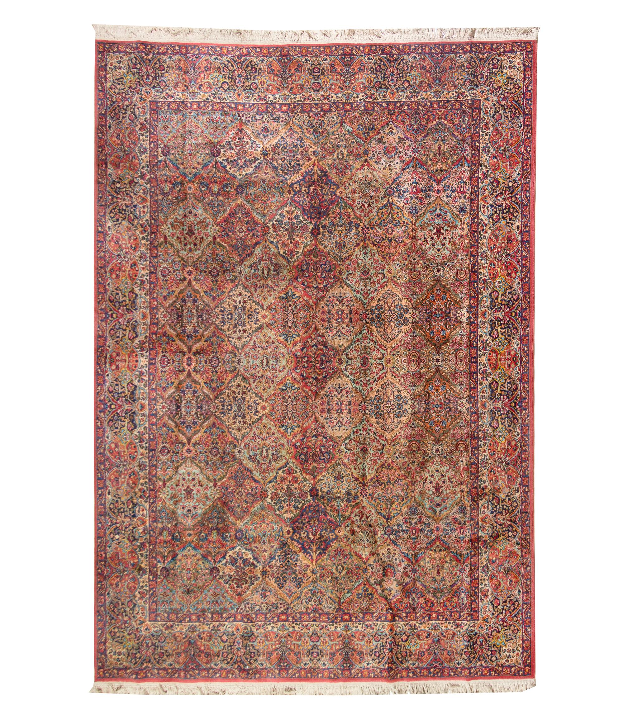 A Kirman Style Wool Rug