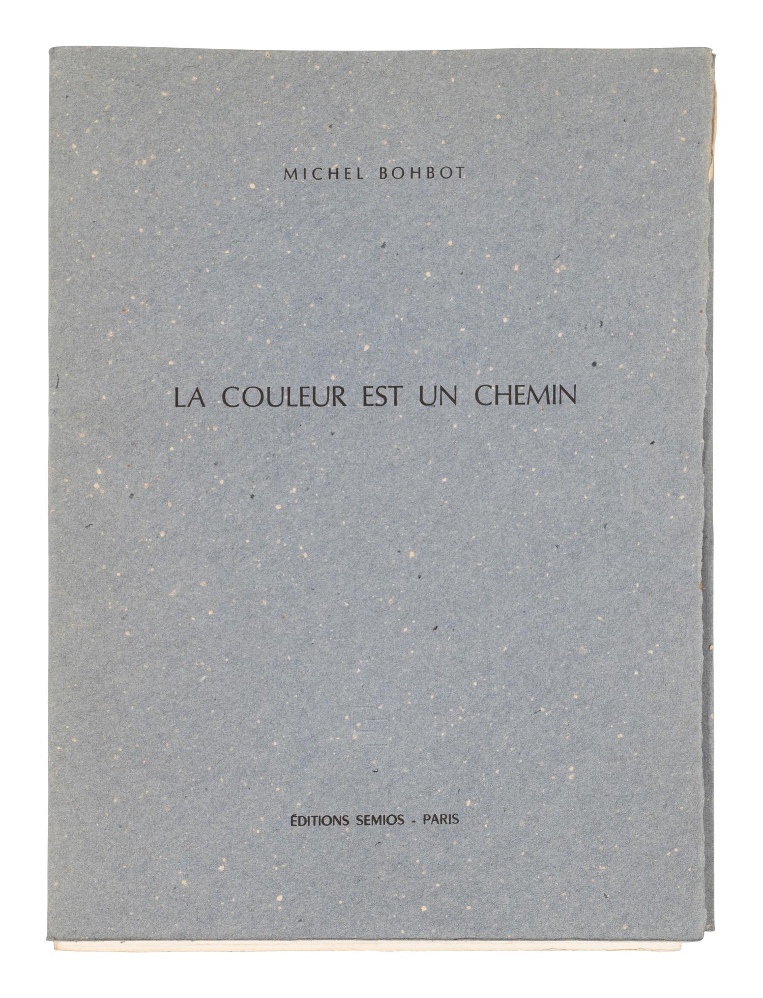 La Couleur Est Un Chemin (complete portfolio of four prints with five pages of text in French) , 1986