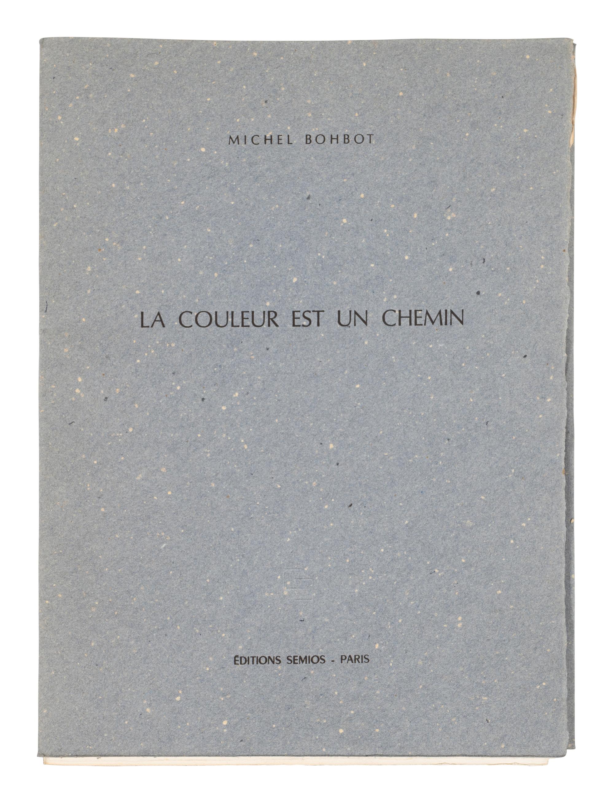 La Couleur Est Un Chemin (complete portfolio of four prints with five pages of text in French) , 1986