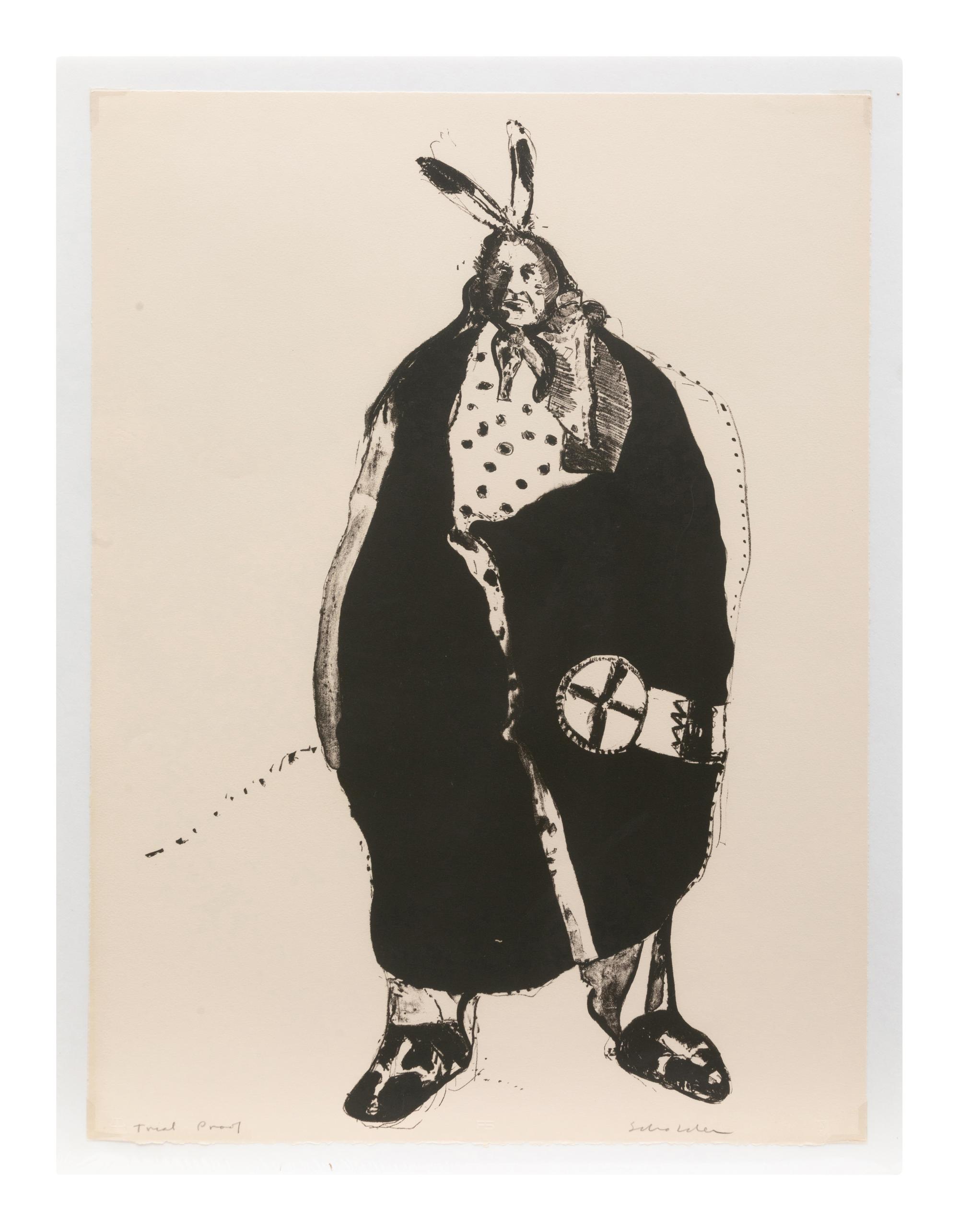 Waiting Indian, Artist proof
