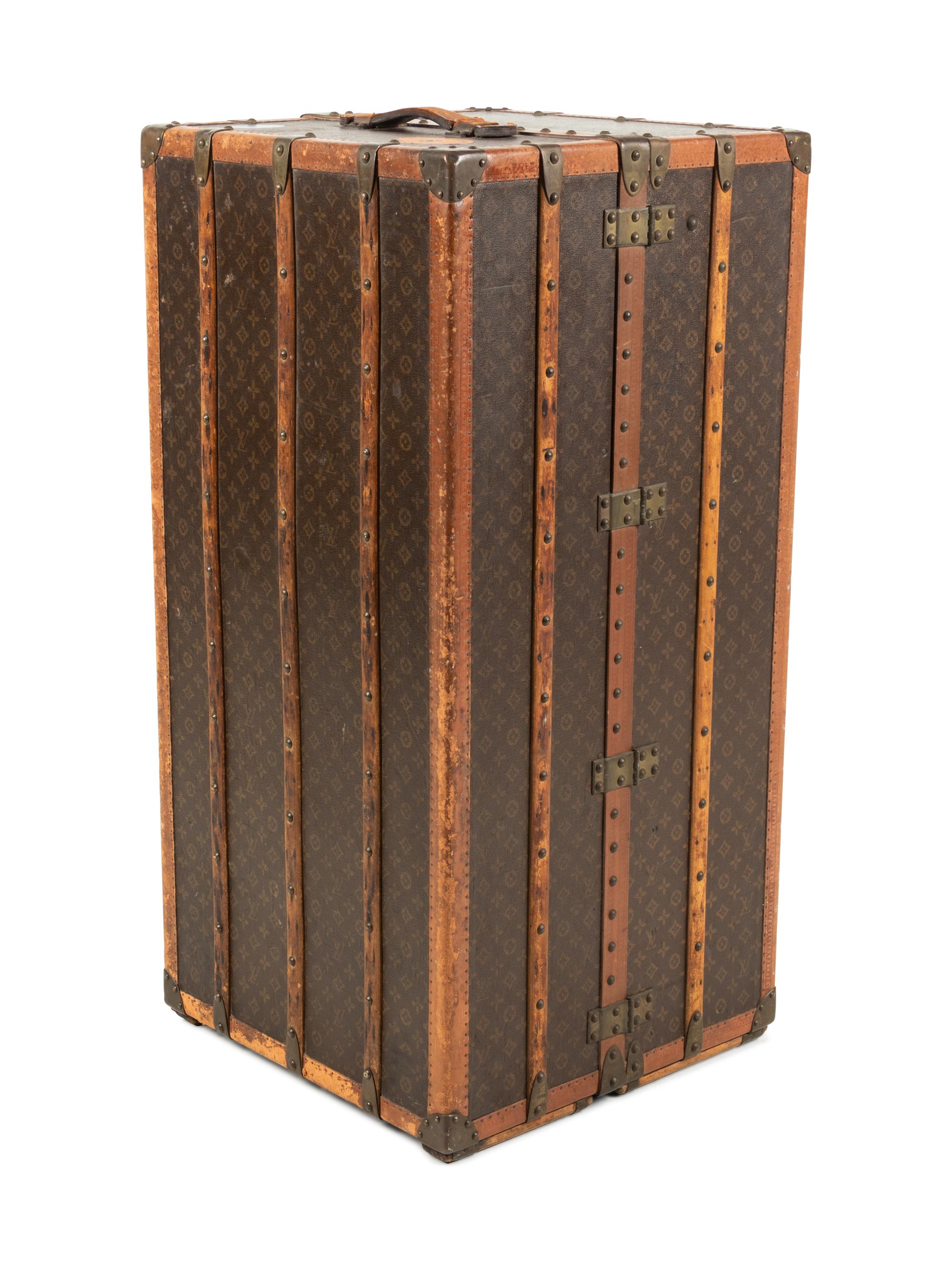 Louis Vuitton Wardrobe Steamer Trunk, Early 20th Century