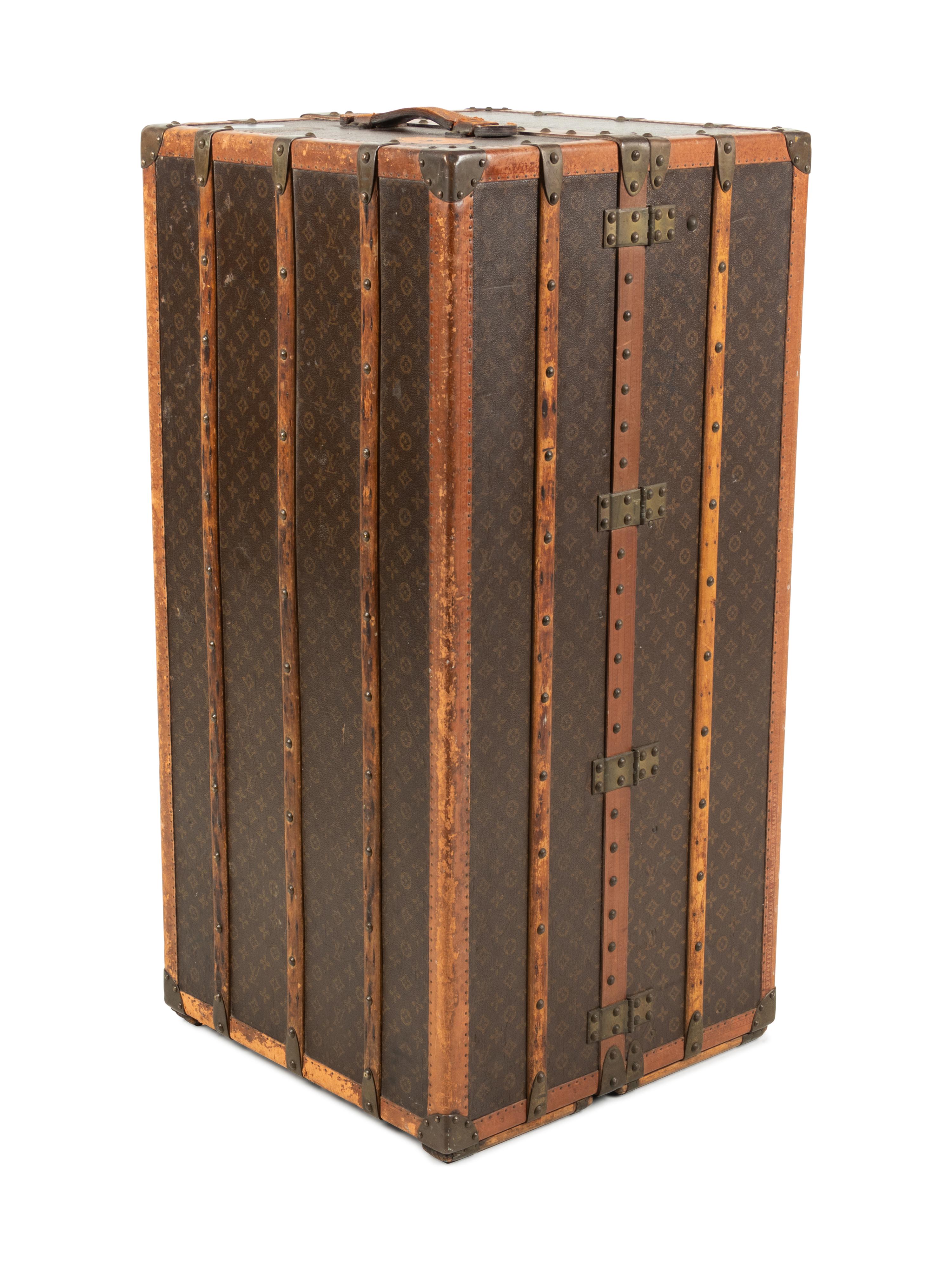 Louis Vuitton Wardrobe Steamer Trunk, Early 20th Century