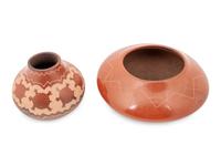 Sgraffito Pottery Jar, PLUS