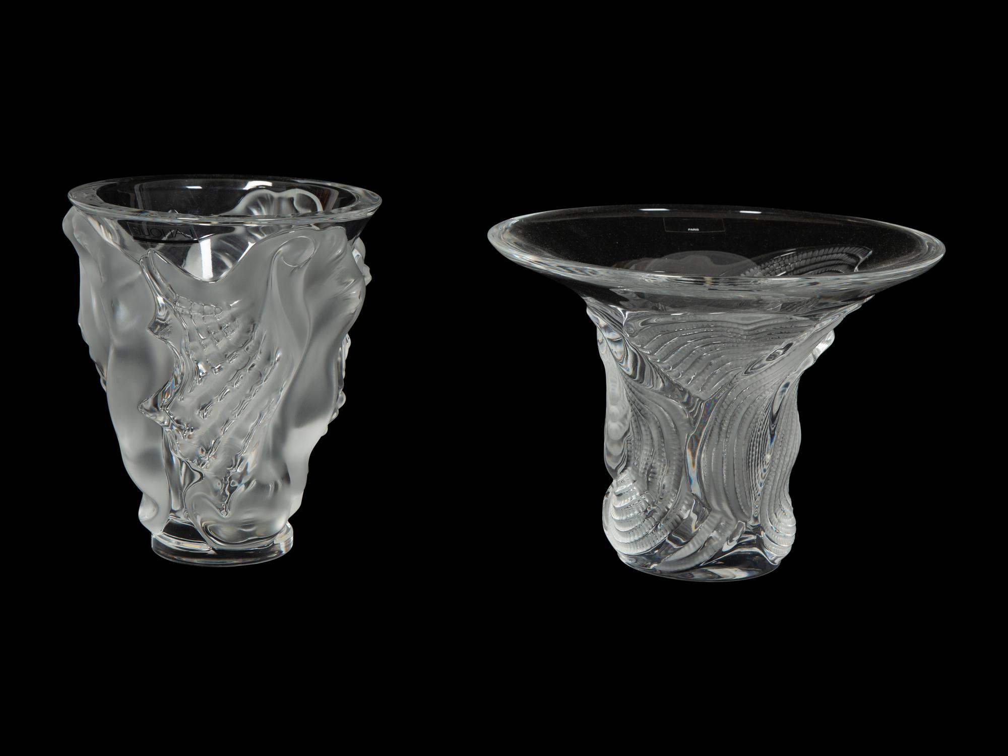 Two Lalique Vases