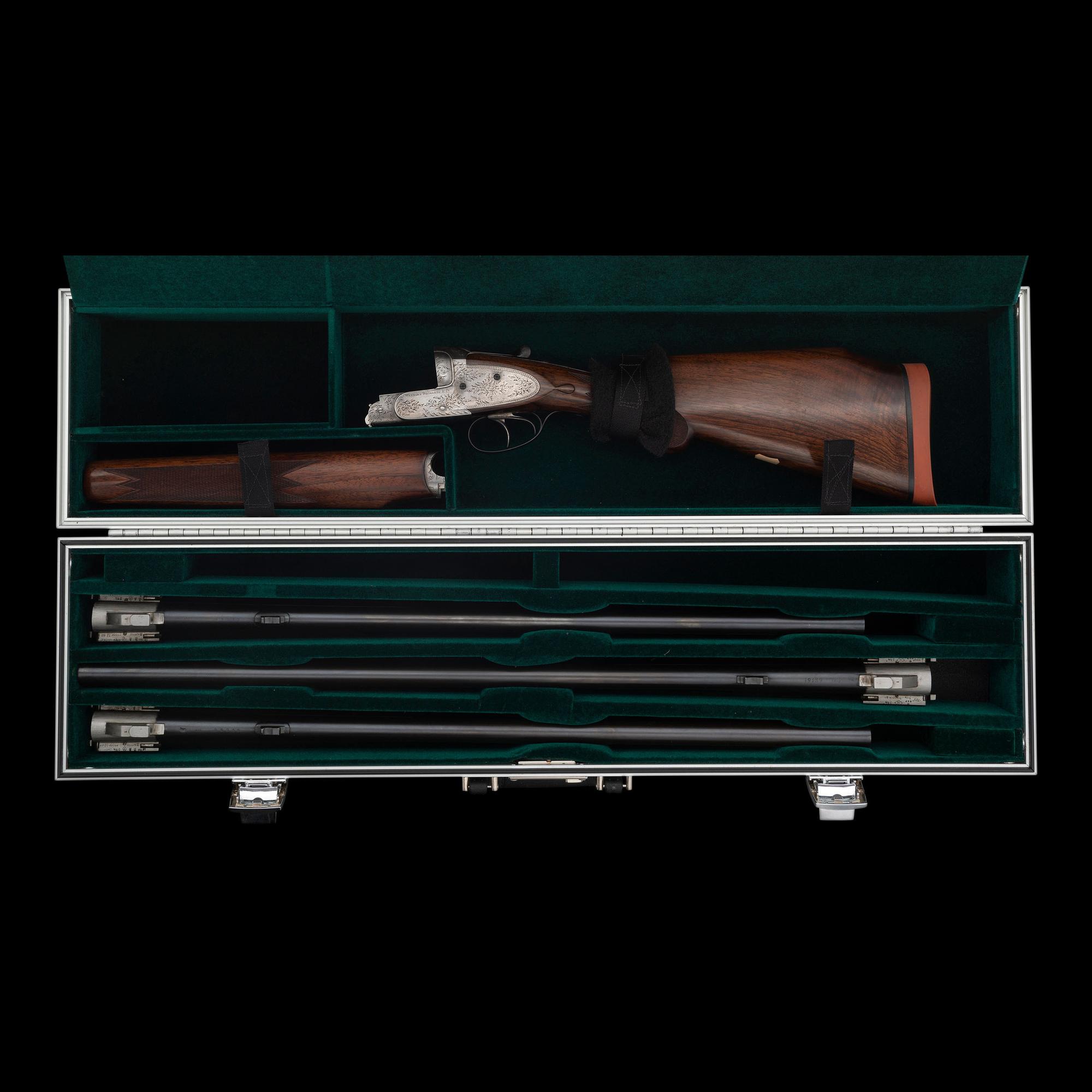 **Westley Richards Ovundo O/U Shotgun with Three 12 Gauge Barrels in Aftermarket Case