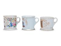 Three Farmer's Occupational Shaving Mugs