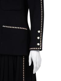 Chanel Wool Two-Piece Skirt Suit with Ribbon Trim, Spring 1992