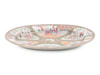 A Rose Medallion Porcelain Platter