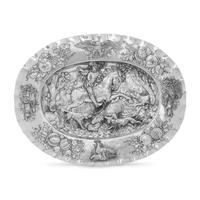 A German Silver Sideboard Dish