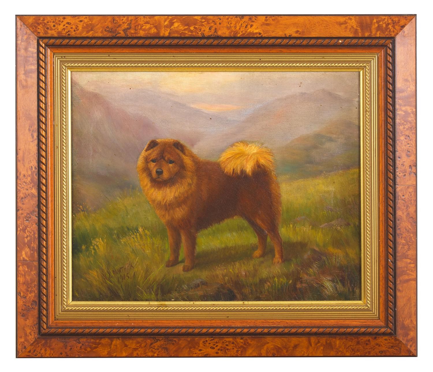 A Chow in a Mountainous Landscape