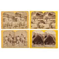[WESTERN AMERICANA]. HILLERS, John Karl (1843-1925) & BEAMAN, Elias Ocott (active 1870s), photographers. A set of 55 Powell Survey stereoviews from the series Indians of the Colorado Valley . Various publishers, ca 1874.