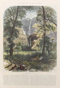 Six Hand Colored Woodblock Prints of Yosemite Height 14 x width 9 3/4 inches — LATE-19TH CENTURY