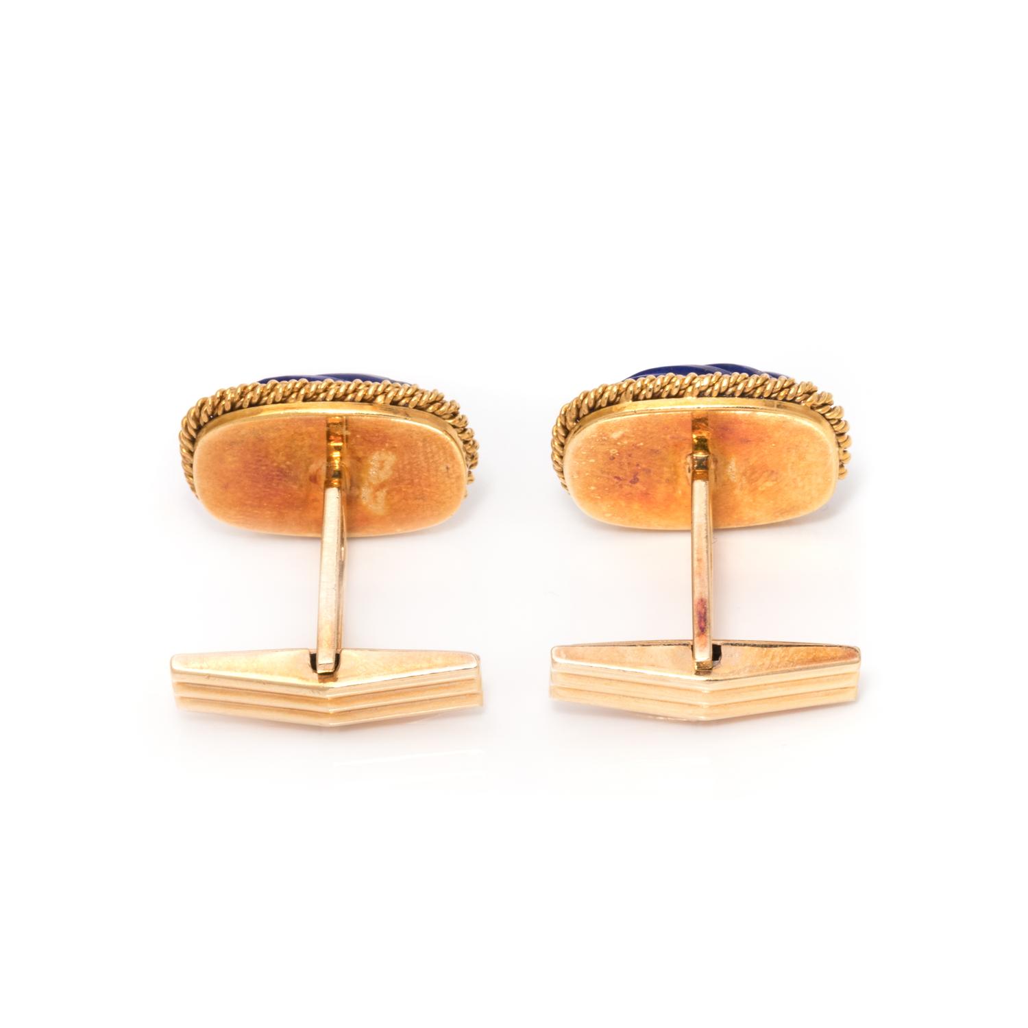 LAPIS LAZULI CUFFLINKS
