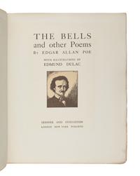 DULAC, Edmund (1882-1953), illustrator. -- POE, Edgar Allan (1809-1849). The Bells and Other Poems . London, New York, and Toronto: Hodder and Stoughton, [1912].