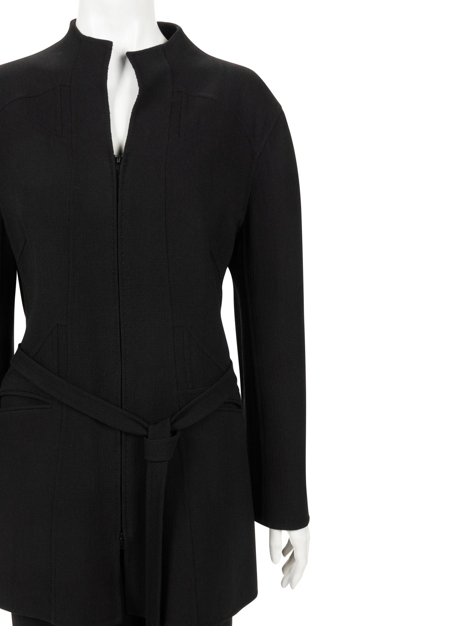 Three Designer Ensembles: Two Ralph Rucci and One YSL, 2000s