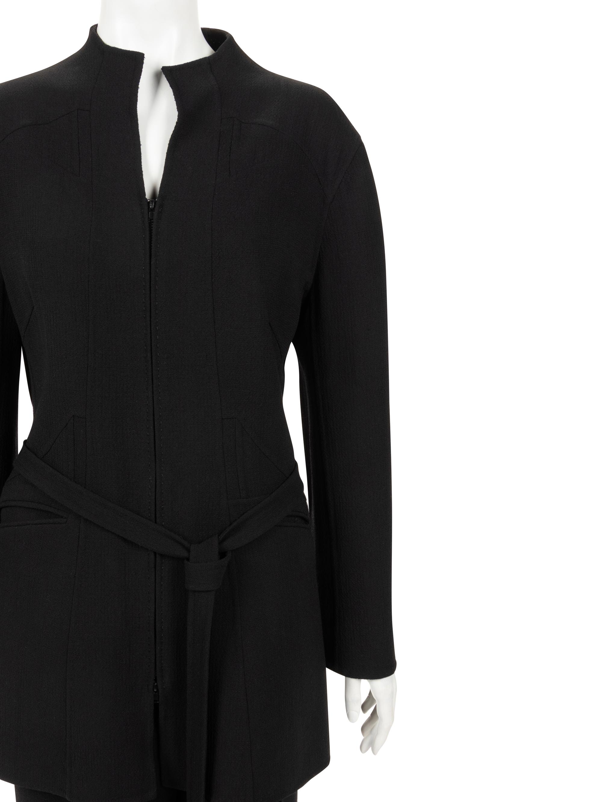 Three Designer Ensembles: Two Ralph Rucci and One YSL, 2000s