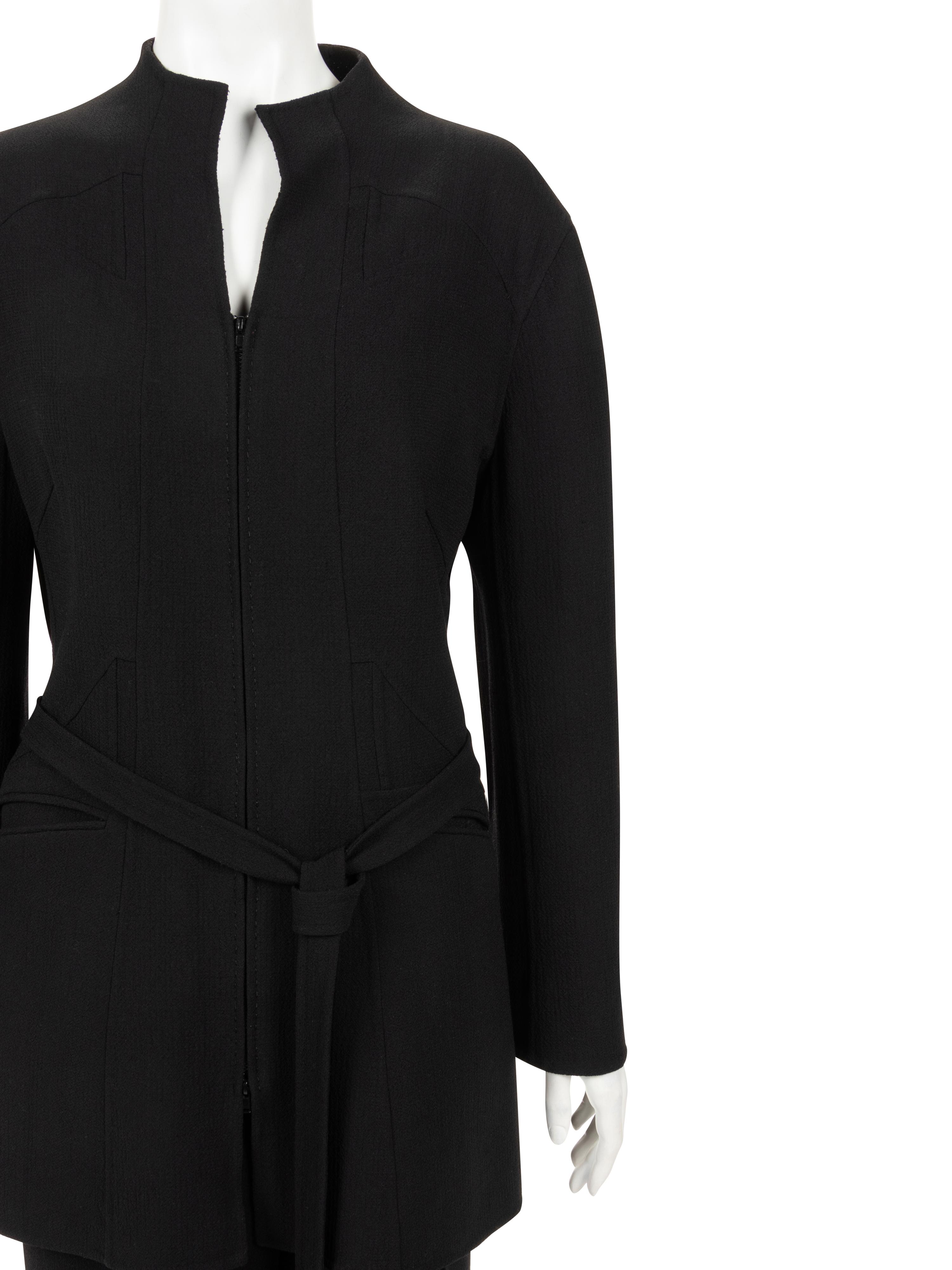 Three Designer Ensembles: Two Ralph Rucci and One YSL, 2000s