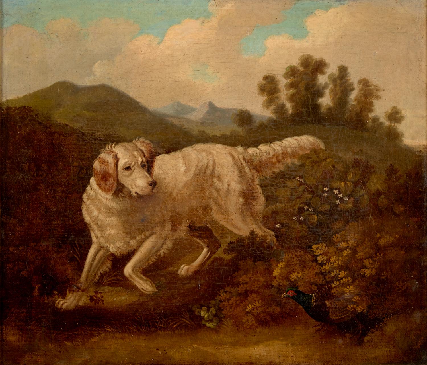 English School 19th century, A Pair: On the Scent; Together with Closing In