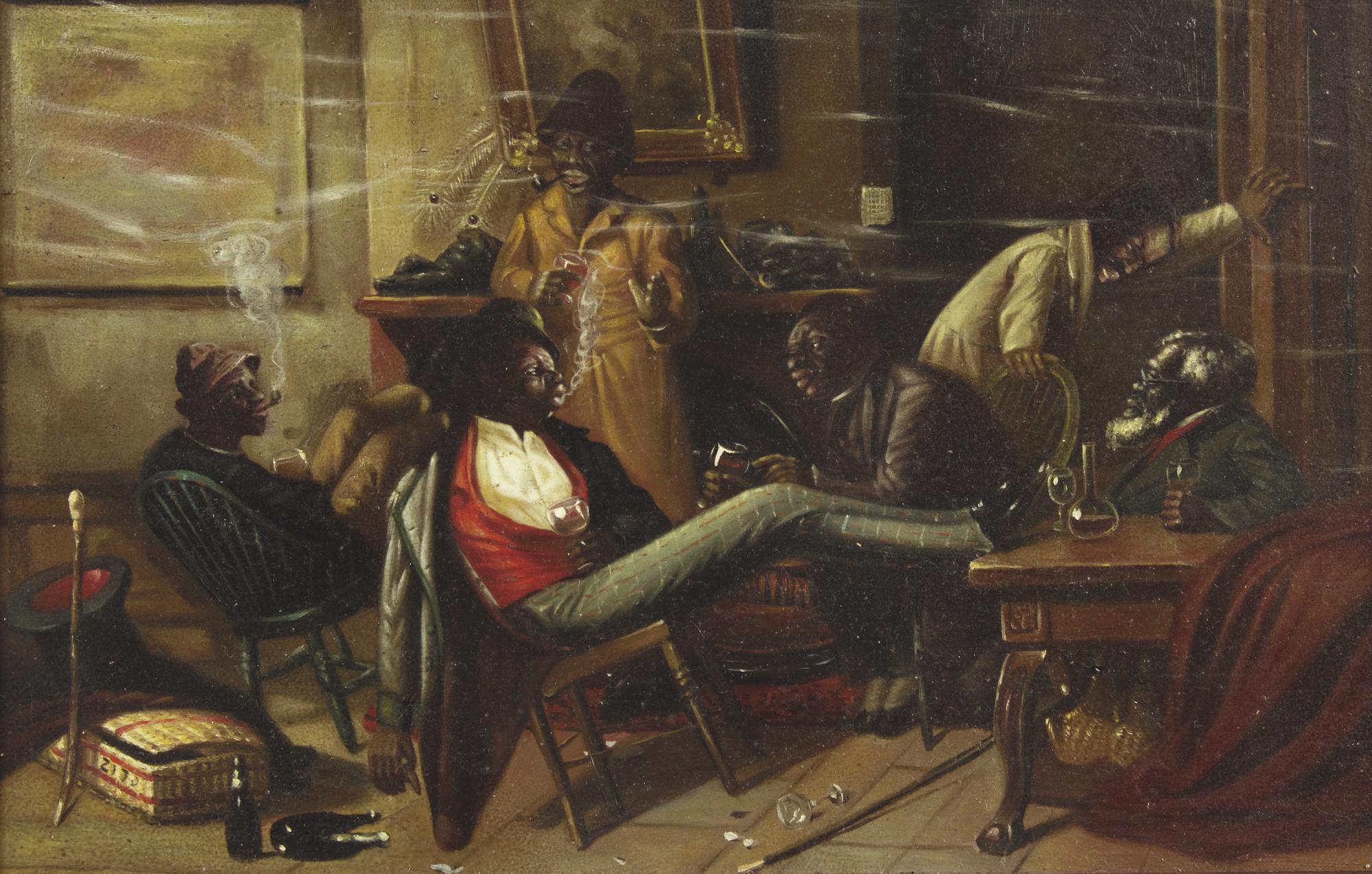 American School 19th Century, Drinking Scene