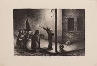 A group of four prints ( Call to Repentance; It is Wonderful; The Corner; Third Street Cafe )