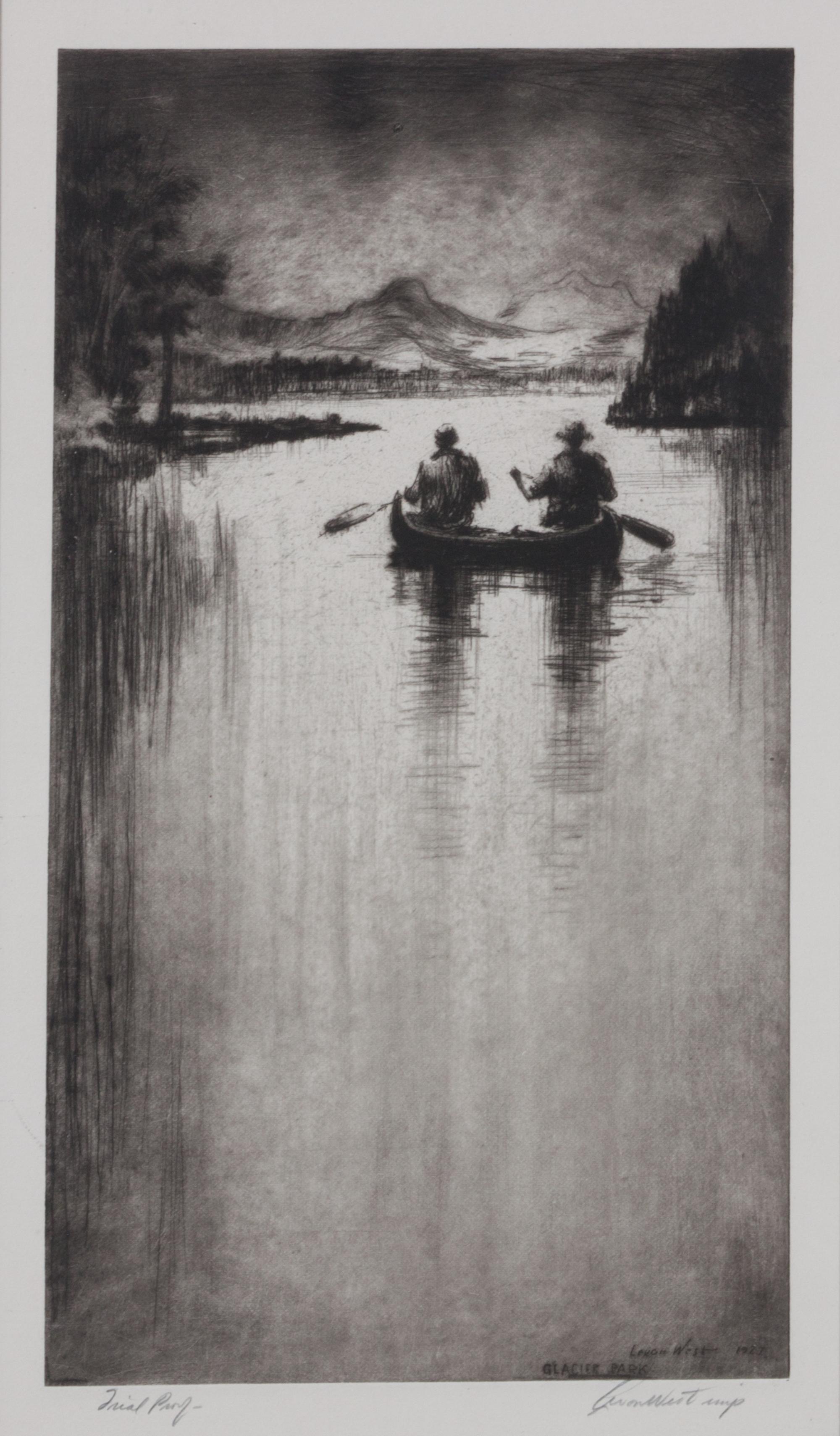 Levon West, (American, 1900-1968), Glacier National Park, 1927