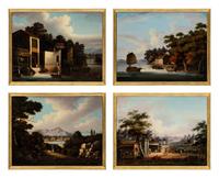 A Set of Four Chinese Export Landscapes