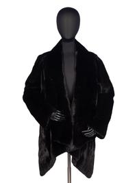 Michael Kors Ranch Mink Draped Coat
