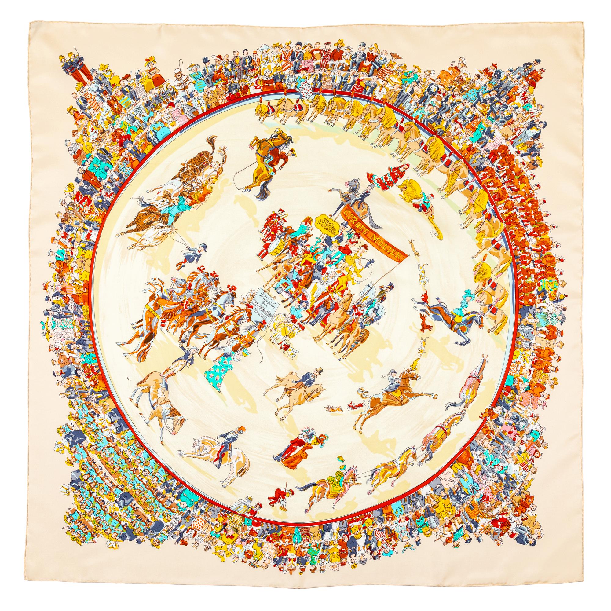 Hermès 90cm Silk Scarf