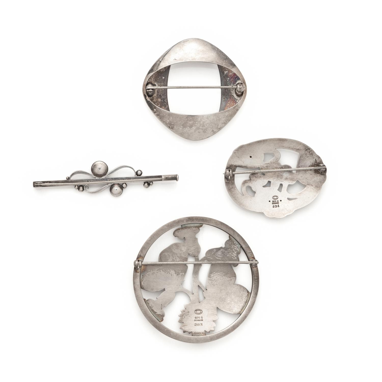 GEORG JENSEN, COLLECTION OF STERLING SILVER JEWELRY