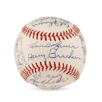 A 1965 Baltimore Orioles Team Signed Autograph Baseball