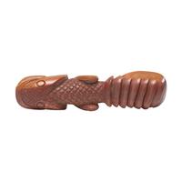 Western Great Lakes Catlinite Bowl, Metamorphosing Fish