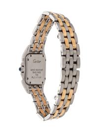 CARTIER, STAINLESS STEEL AND YELLOW GOLD REF. 1170 'PANTHÈRE' WRISTWATCH