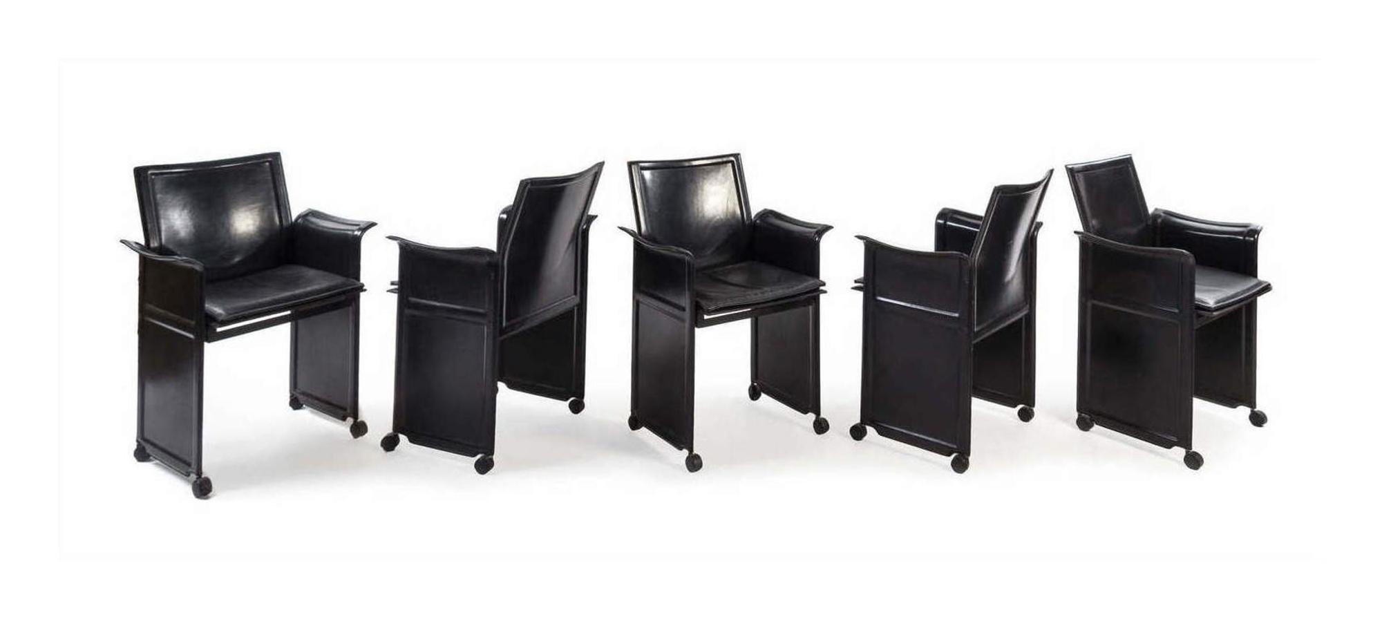 Set of Six Korium chairs Matteograssi, Italy