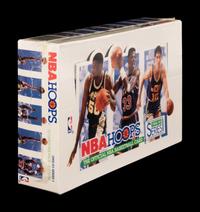 An Unopened 1992-93 NBA Hoops Series 1 Basketball Card Box