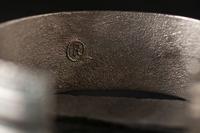 Silver Tufa Cast Cuff Bracelet
