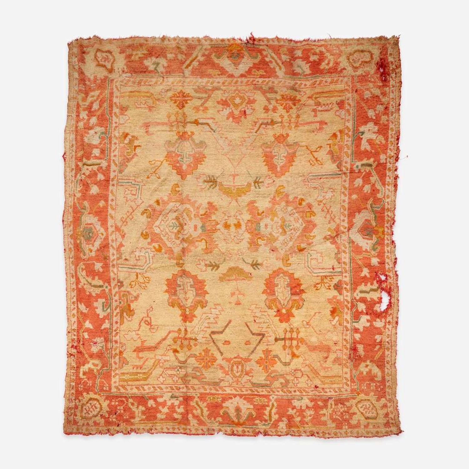 An Oushak Carpet circa early 20th century