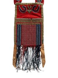 Early Great Lakes Double-Sided Bandolier Bag