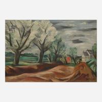 Bror Julius Olsson Nordfeldt (American, 1878–1955) Spring Landscape