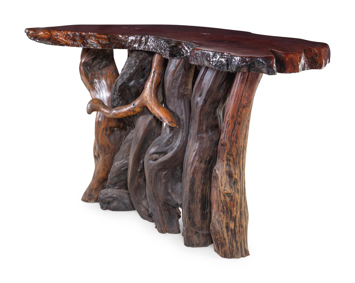 Live Edge Console Table