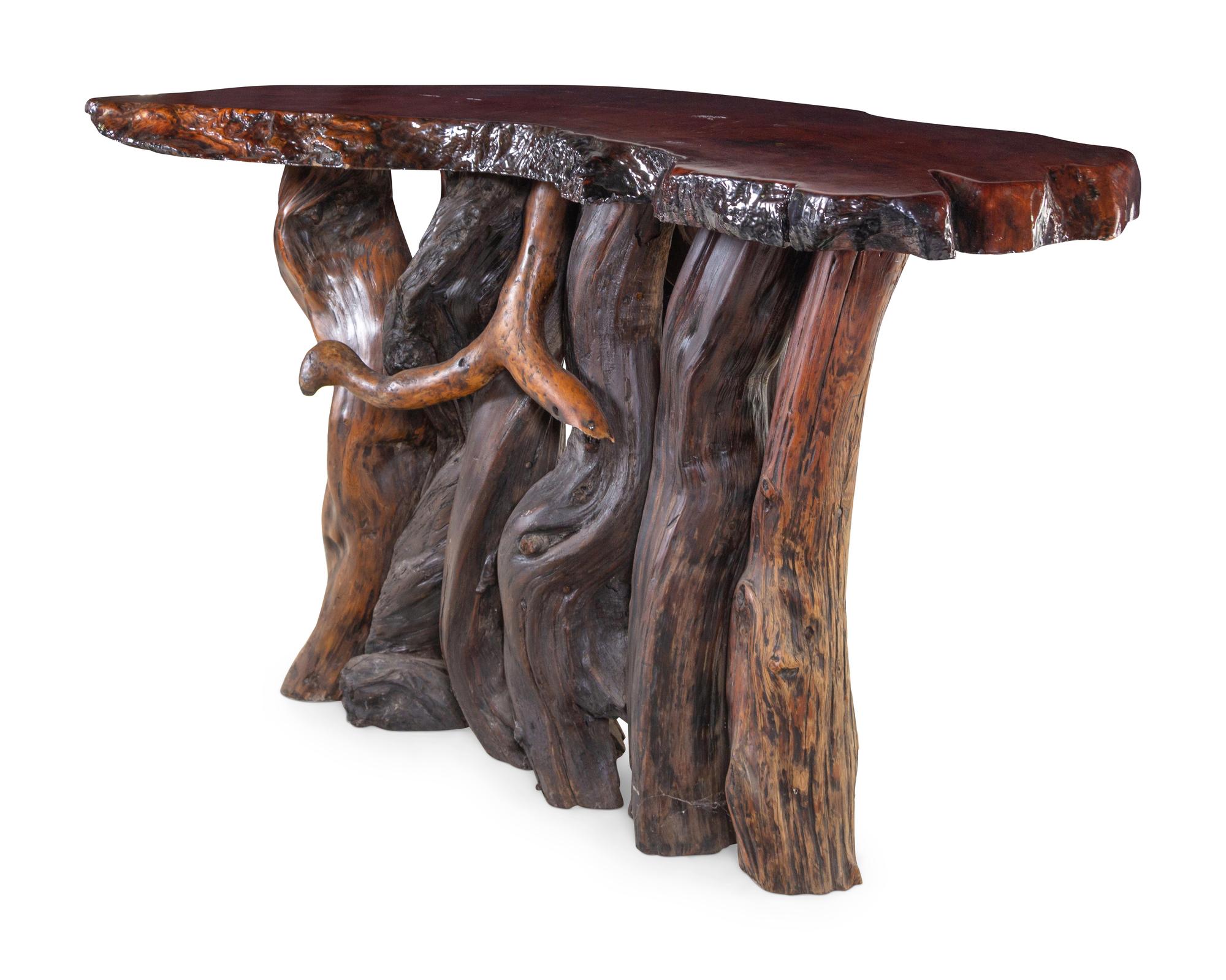 Live Edge Console Table