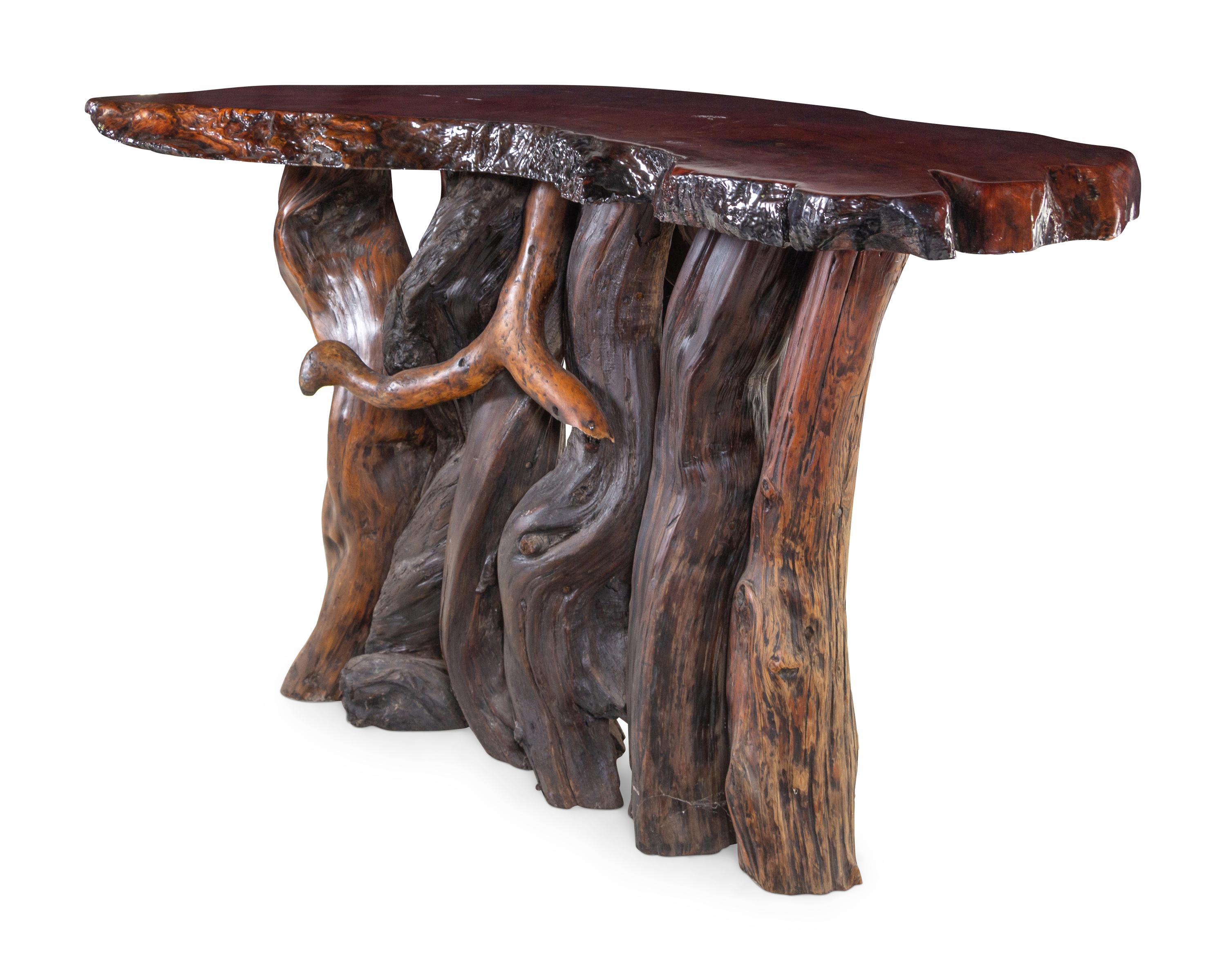 Live Edge Console Table