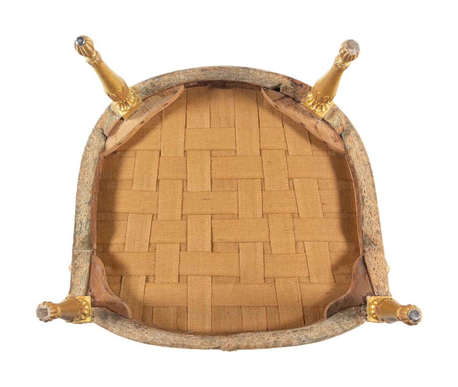 A George III Giltwood Bergère
