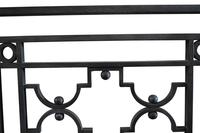 A George Maher Wrought Iron Balcony Rail 42.5" W x 1.5" D x 28.5" H — United States, Early 20th Century
