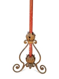 A Pair of Continental Tole and Glass Lanterns — 19TH/20TH CENTURY