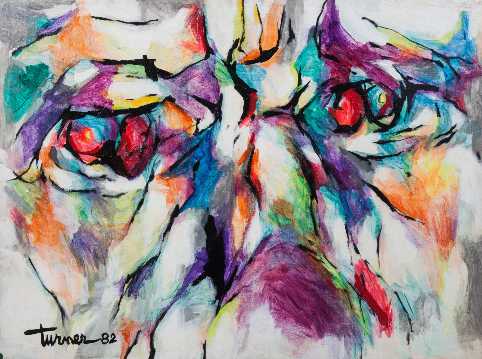 Don LaViere Turner, (Wisconsin, 1929-1997), Artists' Eyes V, 1982