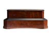 A Swiss Inlaid Mahogany Three-Cylinder Music Box