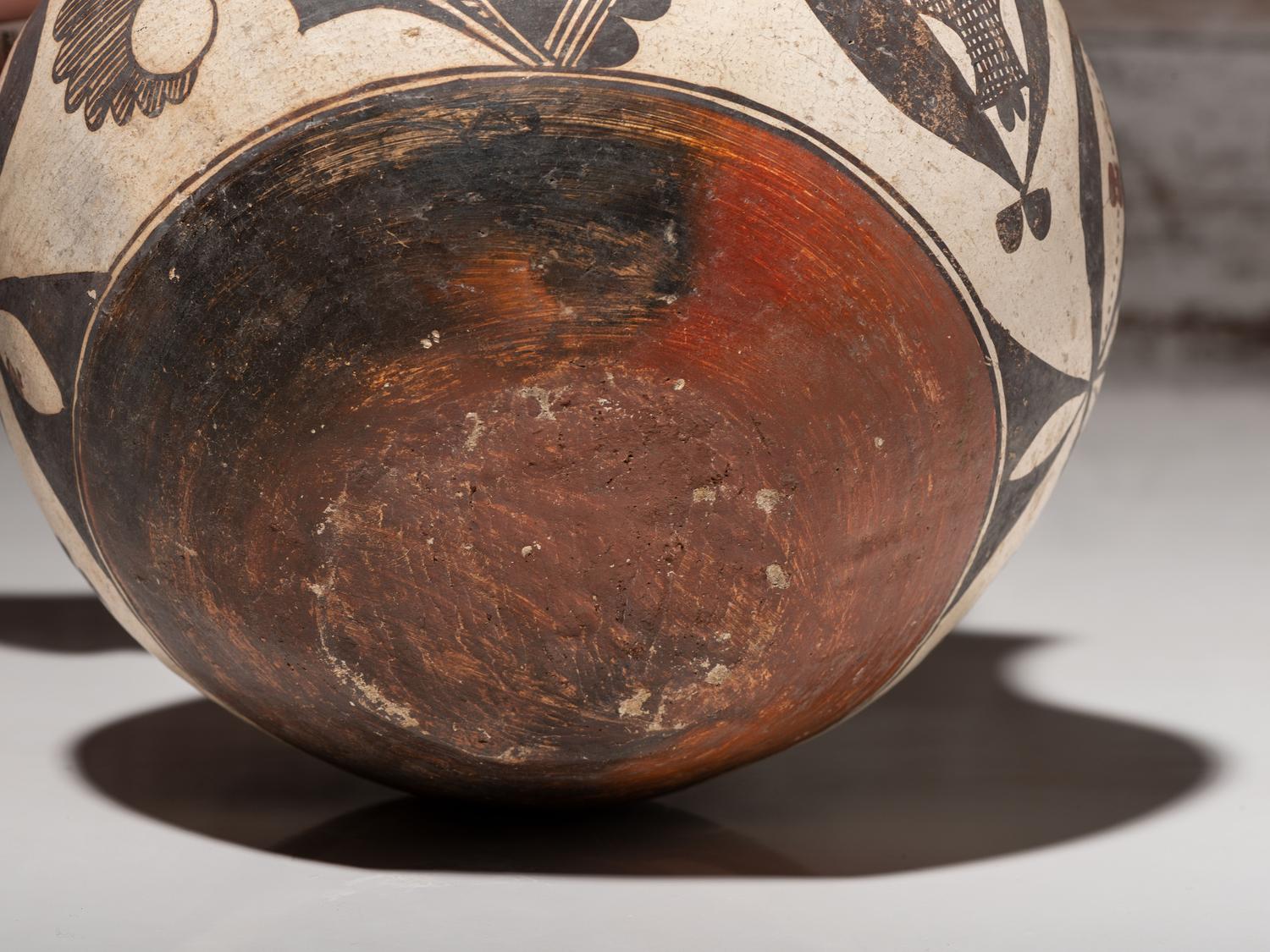 Acoma Four-Color Pottery Wedding Vase
