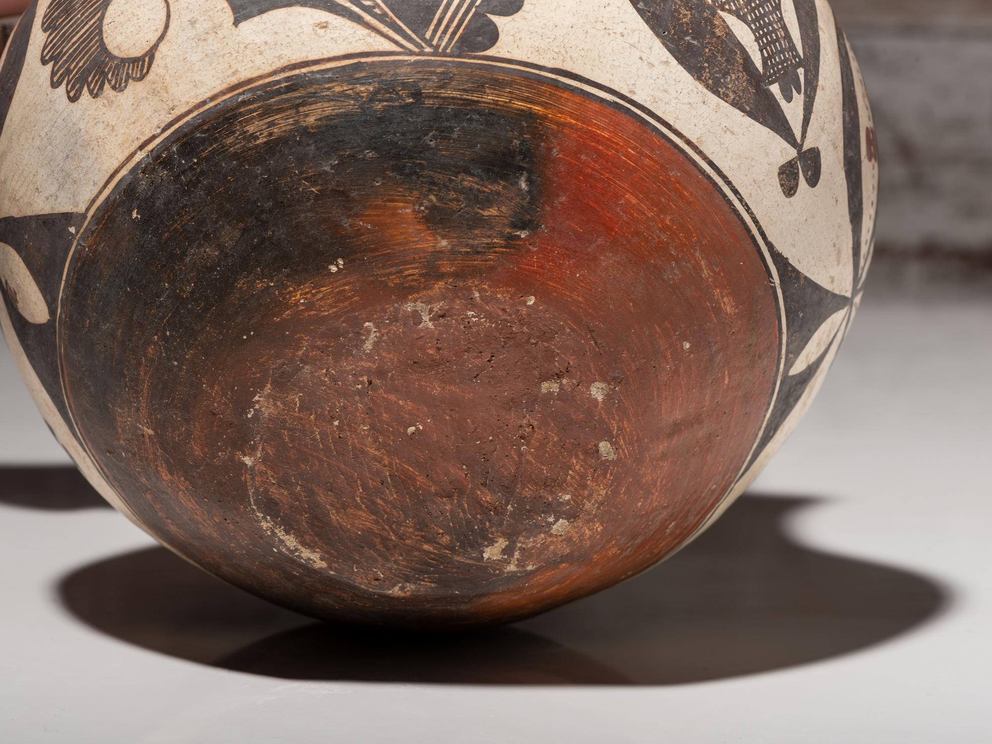 Acoma Four-Color Pottery Wedding Vase
