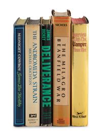 [LITERATURE IN FILM]. A group of 5 FIRST EDITIONS, comprising: